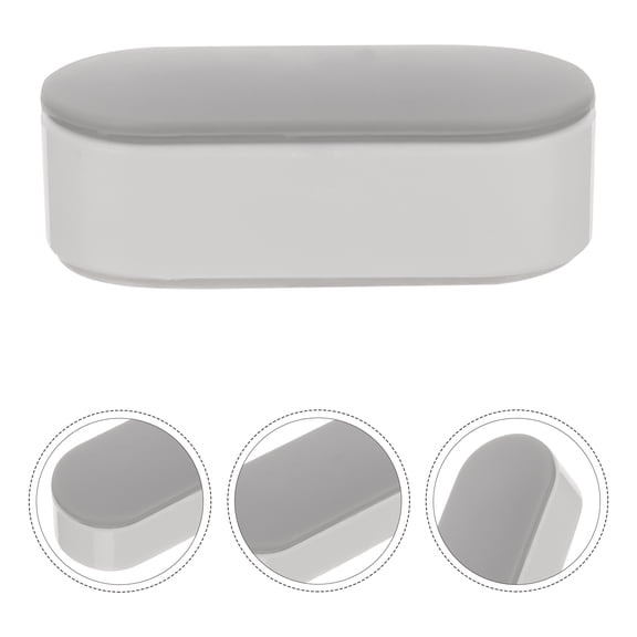 OUNONA 4Ud Tampones Plásticos Para De Inodoro Gris Claro Compatibles Con Accesorios Variados