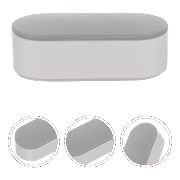 OUNONA 4Ud Tampones Plásticos Para De Inodoro Gris Claro Compatibles Con Accesorios Variados