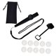 thumbnail image 3 of Kazoo con bolsa de almacenamiento con cordón, instrumento musical para adultos, regalo de concierto negro, 3 of 9