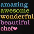 thumbnail image 2 of CafePress - Amazing Chef Maternity T Shirt - Maternity Dark T-Shirt, 2 of 3