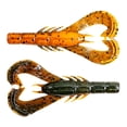 thumbnail image 2 of Googan Baits Krackin' Craw 4'' Alabama Craw Soft Plastic Fishing Lure, 7-Pack, 2 of 5