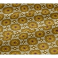 thumbnail image 5 of oneOone Georgette Viscose Fabric Leaves & Floral Block Printed Craft Fabric BTY 42 Inch Wide, 5 of 5