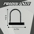 thumbnail image 2 of MELIVO Bike Lock,6.5"*4.7" U Lock,U Bicycle Lock For Scooter,Black, 2 of 7
