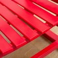 thumbnail image 6 of BplusZ Child's Rocking Chair Paint Wood Patio Rocker, Red, 6 of 7