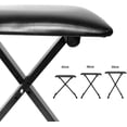 thumbnail image 2 of Adjustable X Style Piano Keyboard Heavy Duty Premium Stand/Padded Keyboard Bench (Padded Bench), 2 of 3