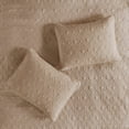 thumbnail image 5 of 3 Piece Split Corner Pleated Quilted Bedspread Khaki King, 5 of 14