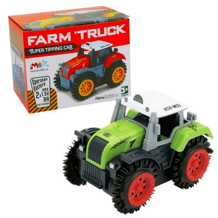

TMOYZQ Christmas Toys for Baby Girls Boys Educational Cartoon Kids Electric Dump Truck Children Stunt Car Flip Toy Car Christmas Gift for Toddler on Clearance