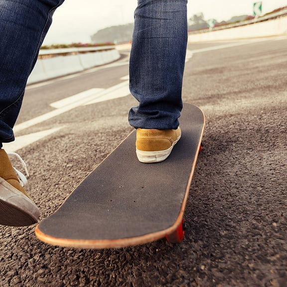 WHAMVOX 1 Sheet Grip Tape For Skateboards Adhesive Skateboard Sandpaper Professional Skateboard Tape Multi-function Skateboard Sheet