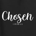 thumbnail image 5 of Wild Bobby Chosen 1 Peter 2:9 Inspirational/Christian Women Standard V-Neck Tee, Black, Small, 5 of 5