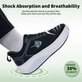 thumbnail image 5 of Artlea Womens Wide Toe Box Walking Shoes Arch Support Sneakers for Plantar Fasciitis Lightweight Orthotic Tennis Shoes for Outwork Gym, US Size 11, 5 of 7