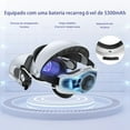 thumbnail image 2 of Accessoires de Sangle de Tête de Charge VR, Compatibles avec les Appareils Quest 2, avec Batterie, 5300 mAh Réglables pour Accessoires de Sangle Quest 2, Charge Rapide, Alimentation VR, Banque d'Alimentation, 2 of 6