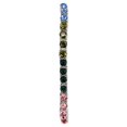 thumbnail image 3 of Women's Baguette Cut Iced Out Diamond Watch - Drop it Down with This Bling'ed Out Crystal Tennis Bracelet on Your Wrist Ladies! - ST10372MLA-TB (ST10372MLAMC Metal SLV Rainbow- TB), 3 of 7