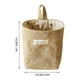 thumbnail image 2 of Bolsa decorativa con cordón para colgar, diseño elegante para colgar en la pared o en la puerta, cesta plegable de lino de alta calidad que garantiza un uso duradero, 2 of 5