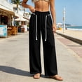 thumbnail image 5 of Sweatpants for Women Wide Leg Casual Pants Womens Jogging Pants Casual Sweatpants With Pocket Elastic Waist Pants for Workout Running Black S, 5 of 8