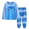 thumbnail image 2 of KYAIGUO Baby Unisex Cartoon Underwear with Pants 2PCS Set Kids Pjs Cozy and Warm Toddler Kids Pajamas for Boys Girls, 2 of 8