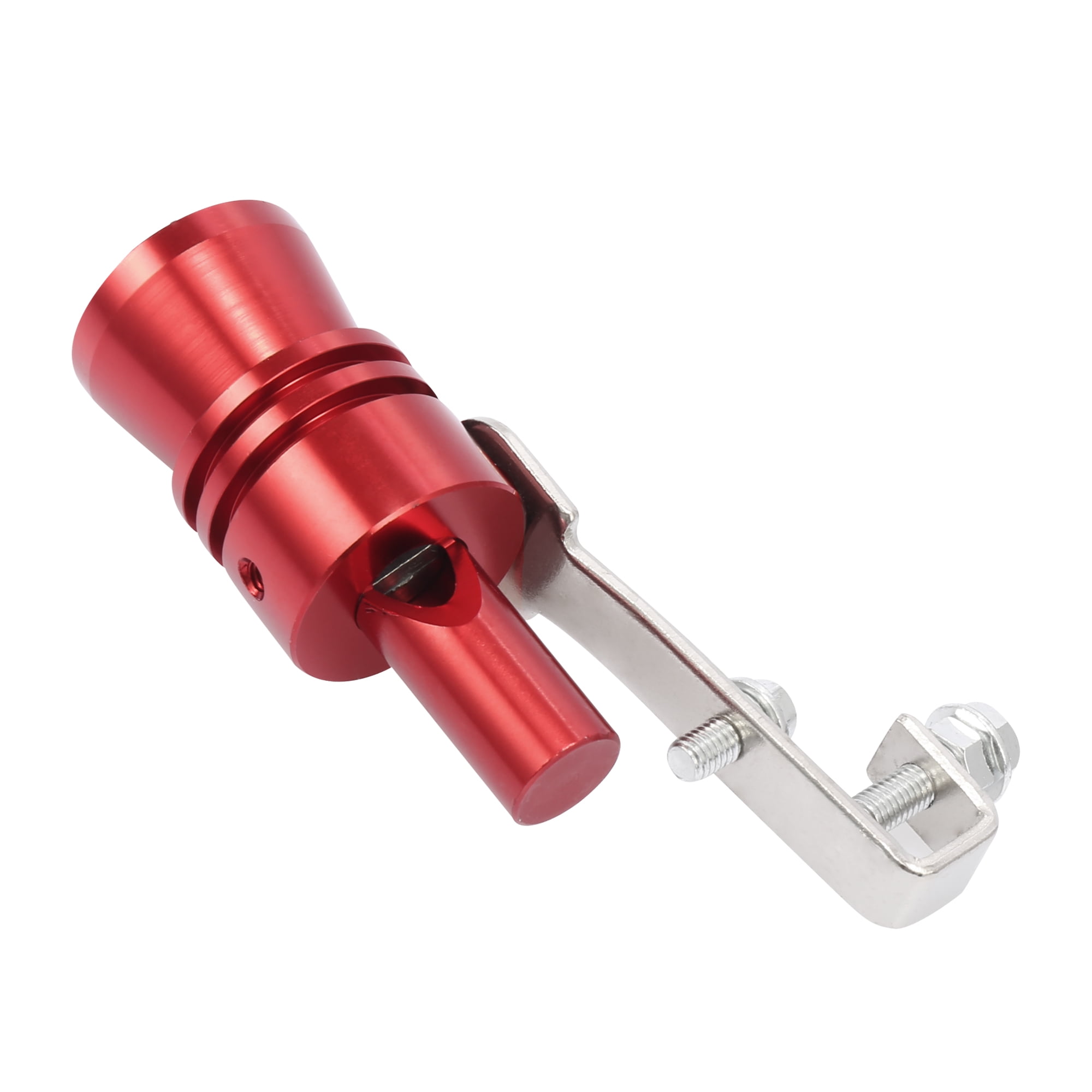 Red WinnerEco Universal Aluminum Car Turbo Sound Whistle Muffler Exhaust Pipe Size S