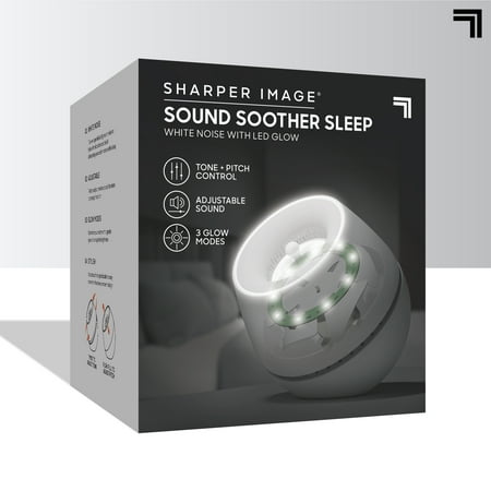 Sharper Image® Sound Soother Wind, White Noise Machine With LED Glow