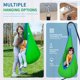 thumbnail image 2 of Asiento Columpio Tipo Cúpula para Niños OUTREE, Hamaca Infantil de Algodón Verde/Azul, 2 of 5
