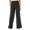 thumbnail image 2 of Hanes Alternative Women's Cotton Modal French Terry Wide Leg Pants Black L, 2 of 2