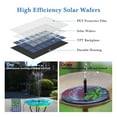 thumbnail image 4 of Solar Fountain Pump,with 6Nozzles And 4ft Water Pipe,Solar Powered Pump For Bird Bath,Pond,Garden And Other Places ,Easy to Use, 4 of 7