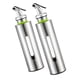 thumbnail image 1 of Aceitera de acero inoxidable 2 X Dispensadores de Aceite de material acero Inoxidable Botella de Aceite de Oliva Botella de Vinagre Fanmusic Aceitera de acero inoxidable, 1 of 7