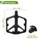thumbnail image 4 of Pedal de bicicleta de aleación de aluminio universal sin tiras reflectantes negro, adecuado para ejes de 14 mm, pedal de bicicleta antideslizante para BMX MTB bicicletas de carretera 1 par, 4 of 7