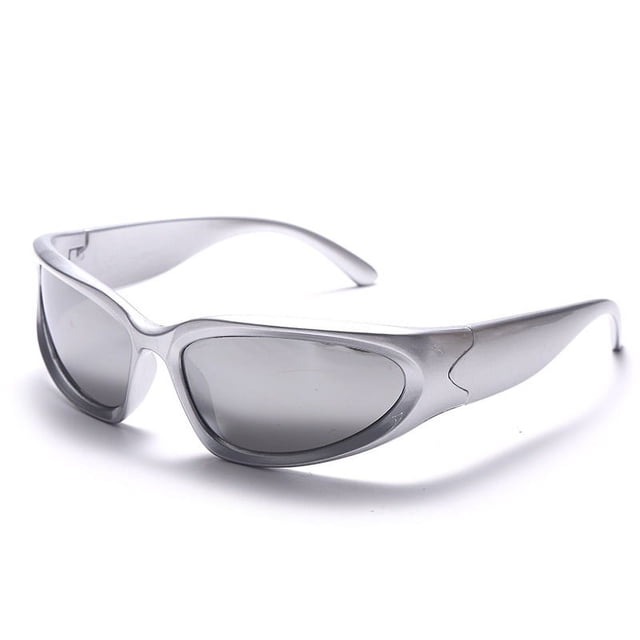 Gafas de sol Wrap Around Street Fashion para mujeres y hombres, gafas deportivas de moda, protector solar moderno y personalizado