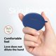 thumbnail image 5 of For Oppo Enco Air4 Pro Protective Case Bluetooth-Compatible Earbuds Silicone Cover with Hook - Black, 5 of 5