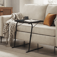 thumbnail image 4 of MoNiBloom TV Tray Tables on Bed & Sofa 22" Desk as TV Food Work, W/ 6 Heights & 3 Tilt Angles, Black, 4 of 12