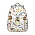 thumbnail image 1 of Students Basketball Sports Backpack Baseball Football Soccer Ball Game Sports School Bag, Durable and Adjustable Strap, 1 of 5