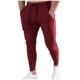 thumbnail image 2 of Pantalones deportivos de moda para hombre, con cordón ajustable y múltiples bolsillos, de poliéster y elastano., 2 of 8