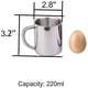thumbnail image 4 of Tazas de café IMEEA para acampar, 300 ml, acero inoxidable, juego de 2, 4 of 9