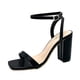 thumbnail image 2 of Zapatos de mujer Moda Color sólido Minimalista Sexy Temperamento Tacón grueso Sandalias de tacón alto Wmkox8yii  hfjk3792, 2 of 9