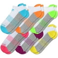 thumbnail image 5 of COOPLUS Women's Athletic Ankle Socks Women's Sock Size 9-11 Female Cushioned Color Socks 6 Pairs, 5 of 9