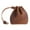 Brown, variant on Qumonin Vintage Leather Coin Pouch - Drawstring Purse for Men & Women (Brown)