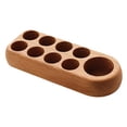thumbnail image 1 of Yinanstore Wooden Essential Oil Display Rack Bottles 9 Slots Hard Wood Cosmetic Organizer Rack Shelf Stand Organizer Collection Shelf 1 Tier Tray, 1 of 8