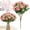 E, variant on 5 Head OSS Rose Artificial er – Windproof Outdoor Decorative Roses for Autumn, White