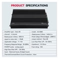 thumbnail image 3 of 4 Channel 12V AS-8080 Car Amplifers 4CH Powerful Mini HiFi Digital Stereo Bass Power Amp Device Cars Subwoofer ,Efficient Heatsink, 3 of 6
