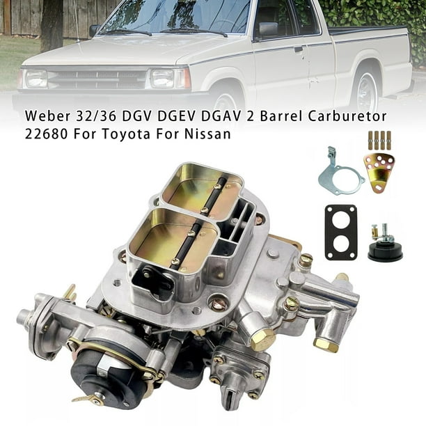 Weber 32/36 DGV DGEV DGAV 2 carburador de barril 22680 para Toyota para Nissan