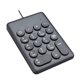 thumbnail image 4 of Teclado numérico USB de 18 teclas para PC portátil Plug and Play Cómodo y fácil de transportar 269 clave negro, 4 of 9
