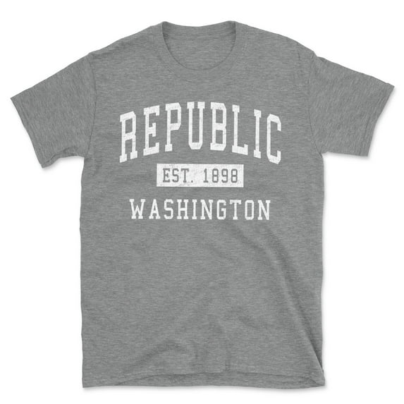 Republic Washington Classic Established Men's Cotton T-Shirt