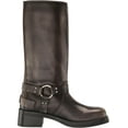 thumbnail image 7 of Steve Madden Womens Brocks Leather Moto Mid-Calf Boots, 7 of 7