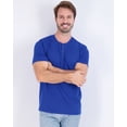 thumbnail image 5 of Real Essentials 3 Pack: Men's Cotton Short & Long Sleeve Henley T-Shirt Performance Activewear (Available in Big & Tall), 5 of 6