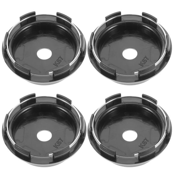4Pcs Wheel Hub Center Caps For Car Modification Wheel Rim Hub Cover Universal For Car Tuning And Replacement Black