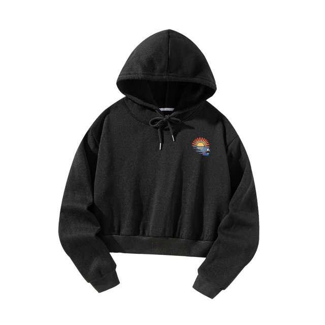 Sudadera con capucha con cordón, sudadera con capucha y cordón, sudadera con capucha para mujer, Tops para senderismo, trabajo, viajes, mochilero, , S S