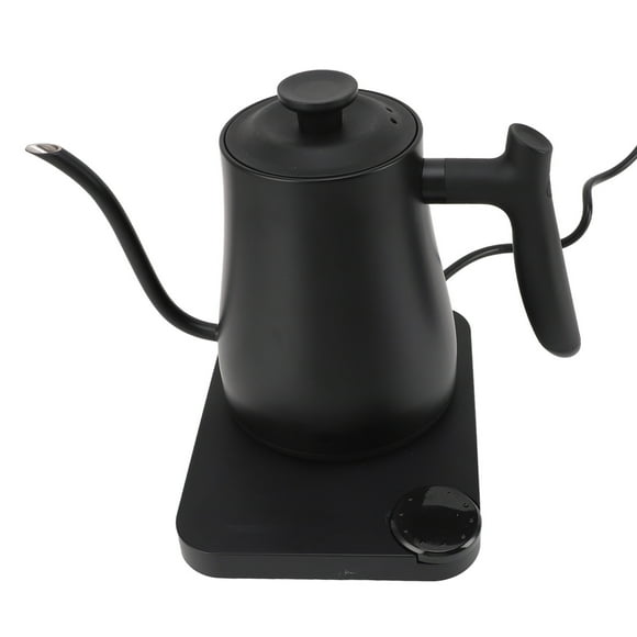 Smart Electric Kettle Temperature Control 1L, 1200W Fast Boiling Stainless Steel Gooseneck Electric Pour Over Kettle, Anti Dry Burning Device, Boiler for Tea, Coffee