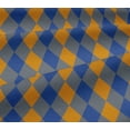 thumbnail image 4 of oneOone Cotton Jersey Gray Fabric Argyle Check Diy Clothing Quilting Fabric Print Fabric By Yard 58 Inch Wide, 4 of 4