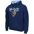 thumbnail image 2 of Men's Colosseum Navy Maine Black Bears Arch and Logo Pullover Hoodie, 2 of 3