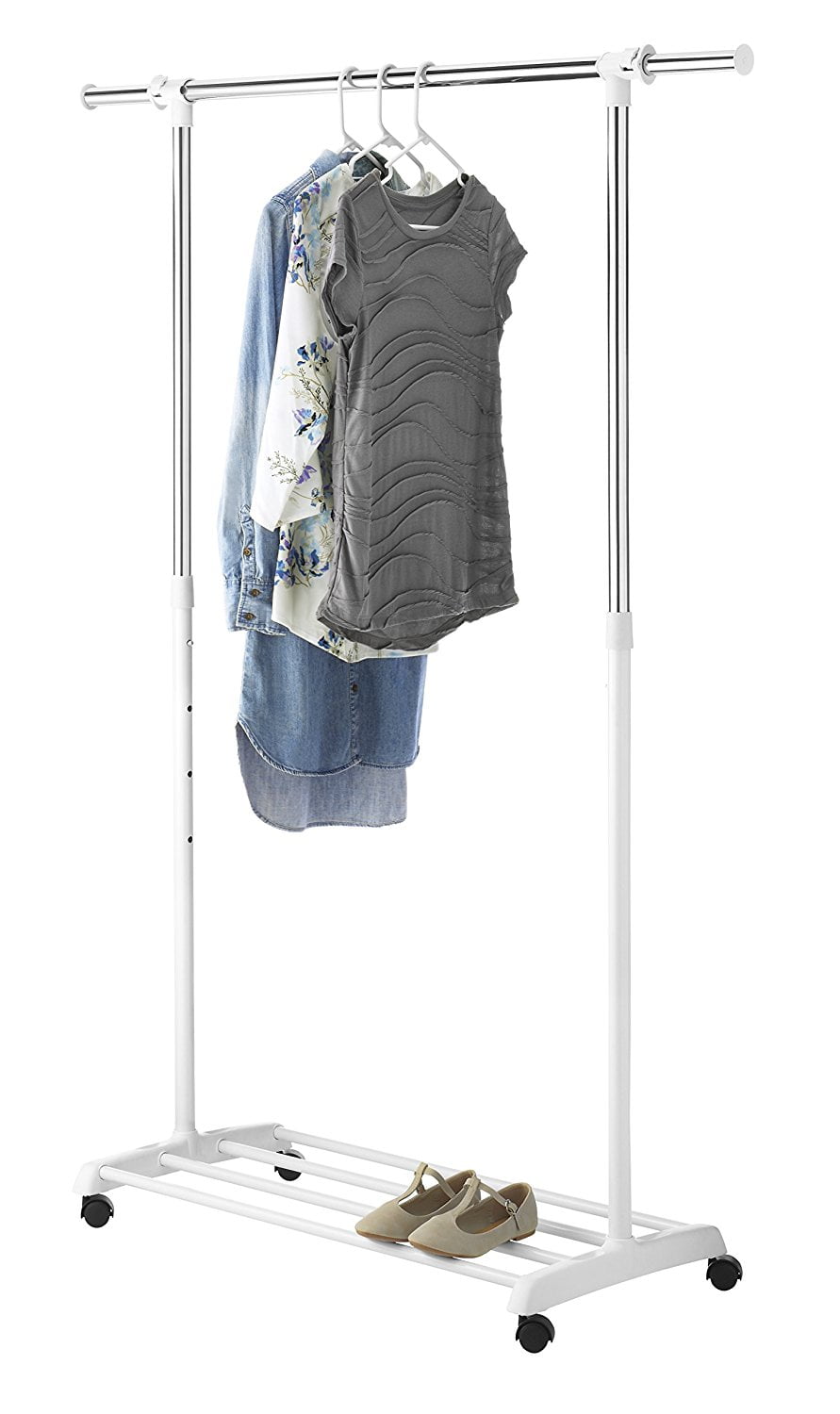 Deluxe Adjustable Garment Rack Walmart Inventory Checker Brickseek