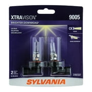 SYLVANIA 9005 XtraVision Halogen Headlight Bulb, 2 Pack